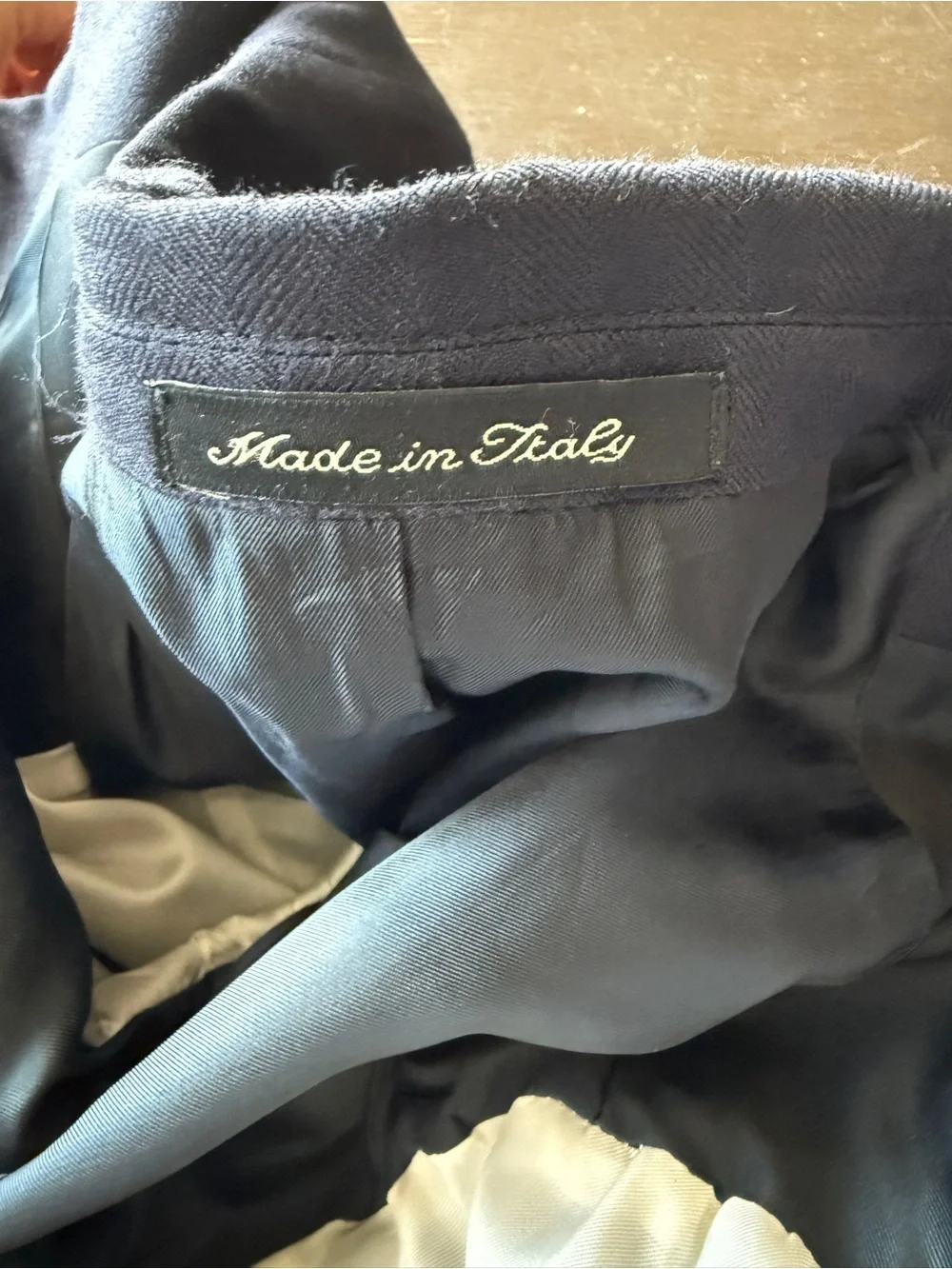 Ralph Lauren Purple Label Navy Cashmere Jacket 42L